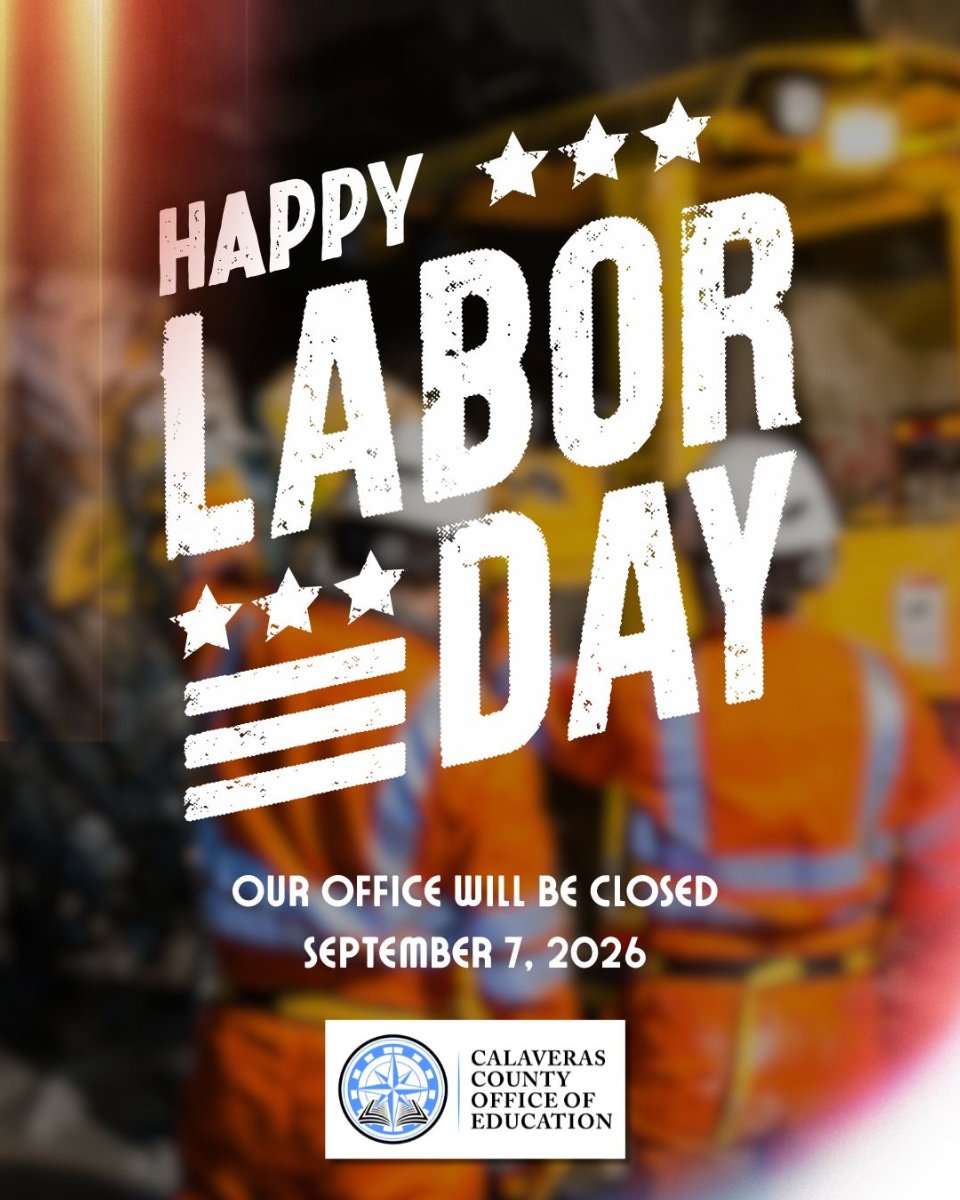 a flag behind the words Happy Labor Day Office will be closed